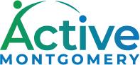 Active Montgomery logo, with blue and green text on a white background