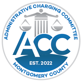 Logo of the Administrative Charging Committee of Montgomery County, Est. 2022