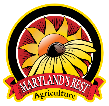 Logo showing a flower, along with the words "Maryland's Best Agriculture"