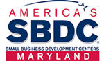 Logo that includes the text America's SBDC Small Business Development Center Maryland