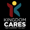 Logo of Kingdom Cares, including the motto We Commit to Go