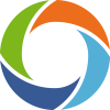 Logo of the Office of Procurement. It is a circle with four segments of different colors.