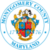 Logo of Montgomery County, Maryland, featuring a coat of arms and the motto GARDEZ BIEN